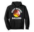 Busy Raising Ballers Funny Baseball Hoodie - Streetwear Style for Adults - T-Shirt, Sweatshirt, Hoodie