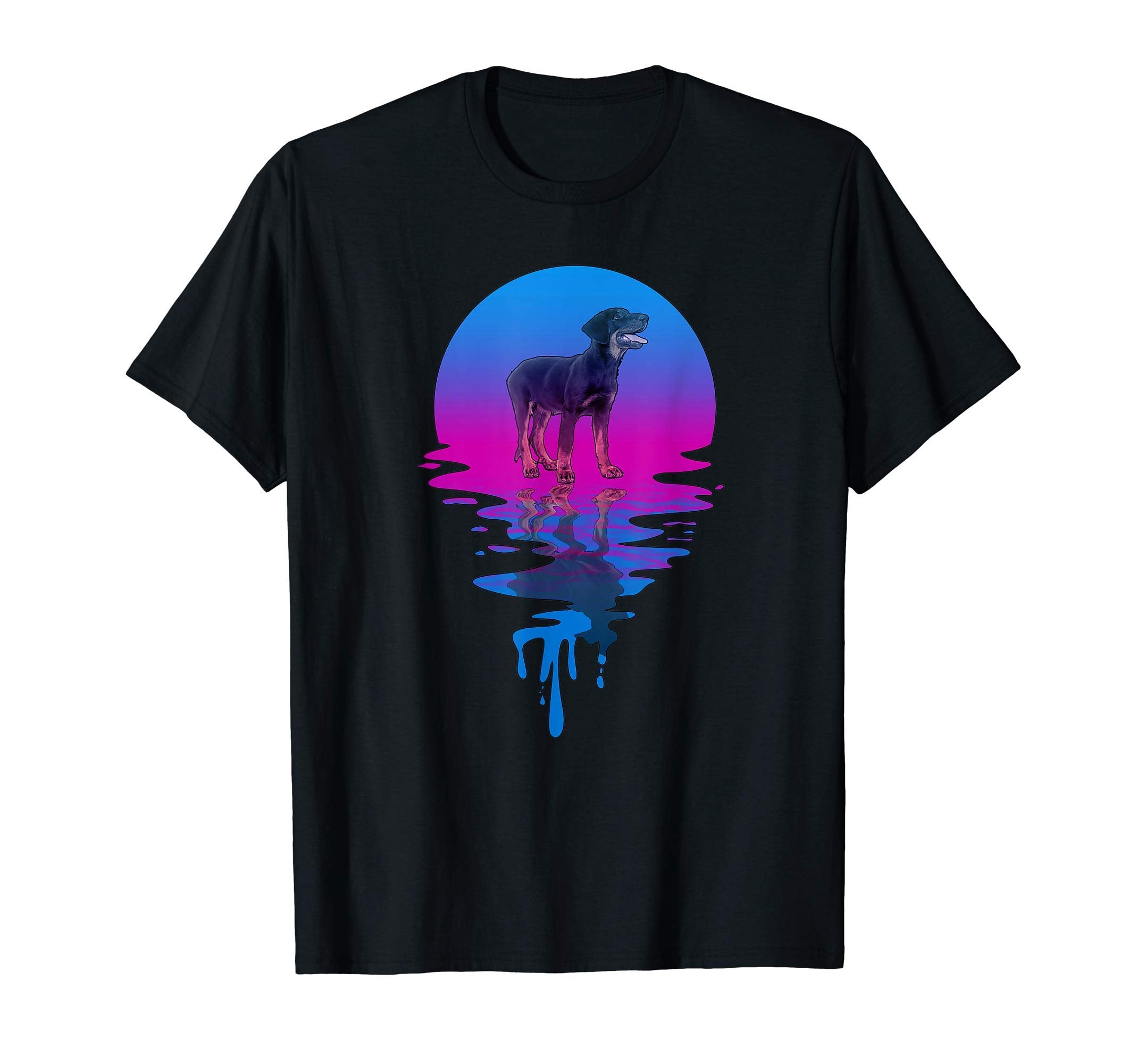 Sunset Beauceron T-Shirt - Fun Novelty Design Men Women - T-Shirt, Sweatshirt, Hoodie