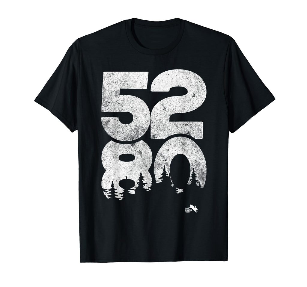 5280 Mile High Denver Colorado T-Shirt - Novelty Apparel Unisex - T-Shirt, Sweatshirt, Hoodie