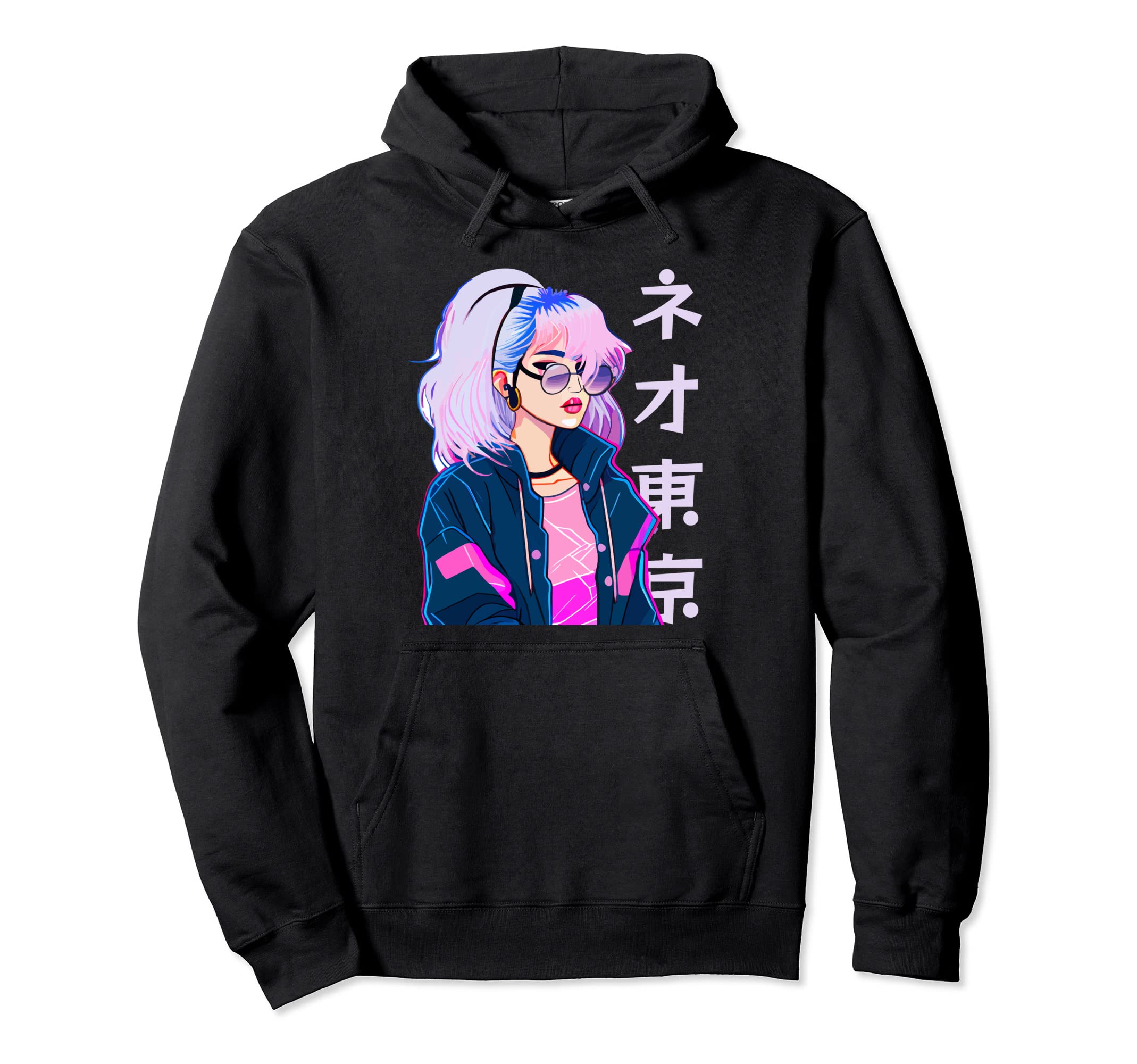Cybergrunge Japanese Anime Vaporwave Hoodie - Novelty Apparel Men Women - T-Shirt, Sweatshirt, Hoodie