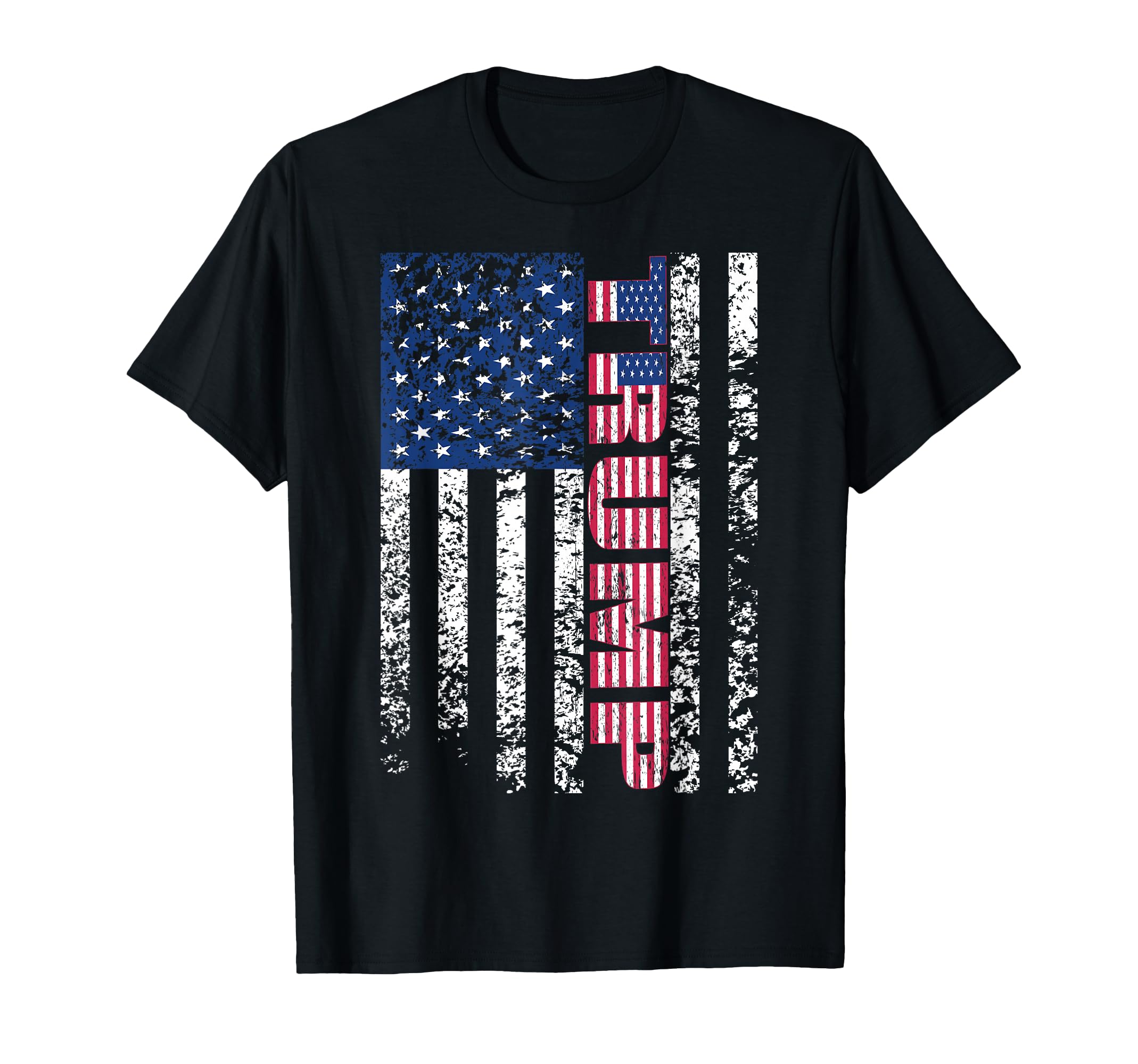 Trump Distressed Usa Flag American T-Shirt - Minimalist Print for Adults - T-Shirt, Sweatshirt, Hoodie