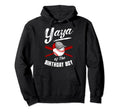 Yaya Birthday Baseball Bday Party Hoodie - Fun Novelty Design for Adults - T-Shirt, Sweatshirt, Hoodie