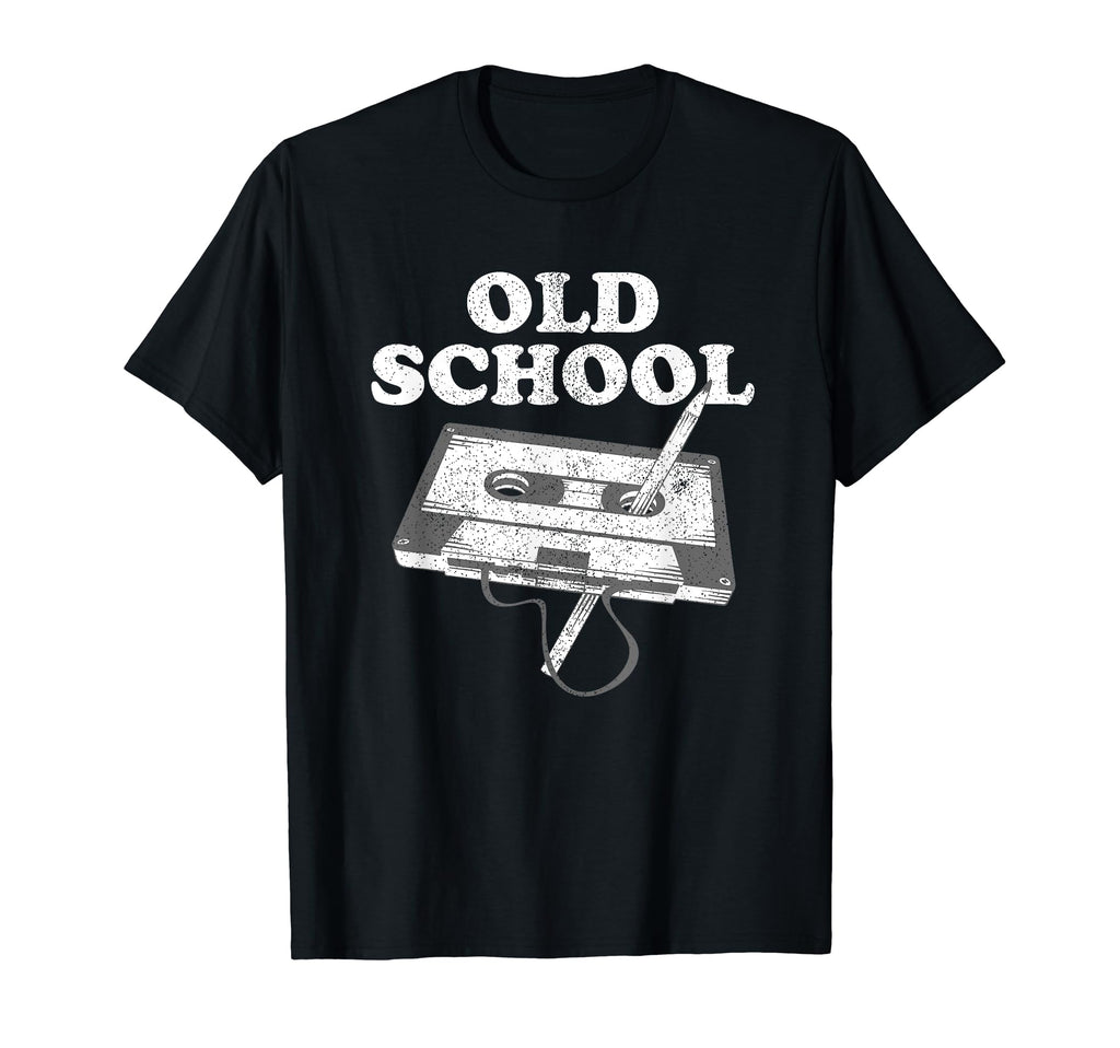 Old School Cassette Pencil 80S Tape T-Shirt - Fun Novelty Design Unisex - T-Shirt, Sweatshirt, Hoodie