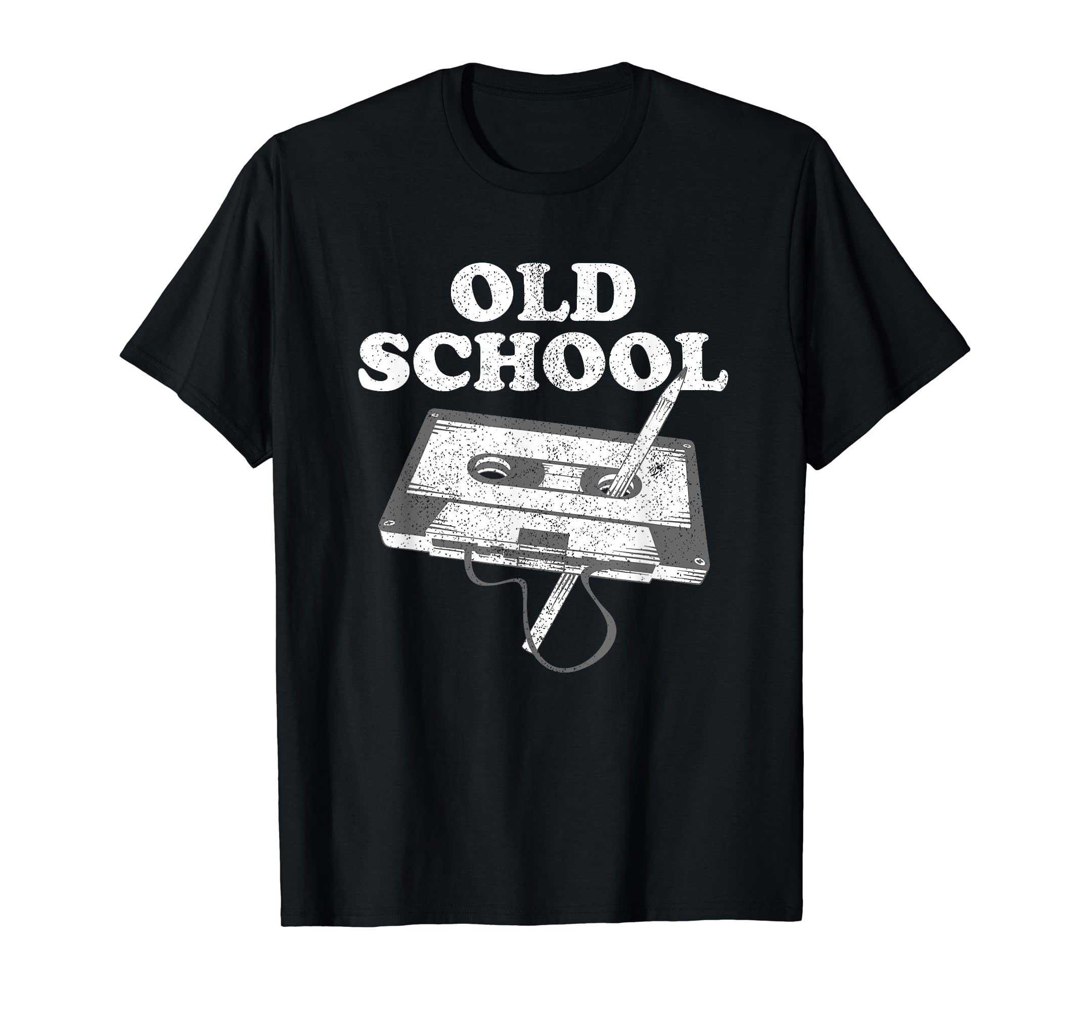 Old School Cassette Pencil 80S Tape T-Shirt - Fun Novelty Design Unisex - T-Shirt, Sweatshirt, Hoodie