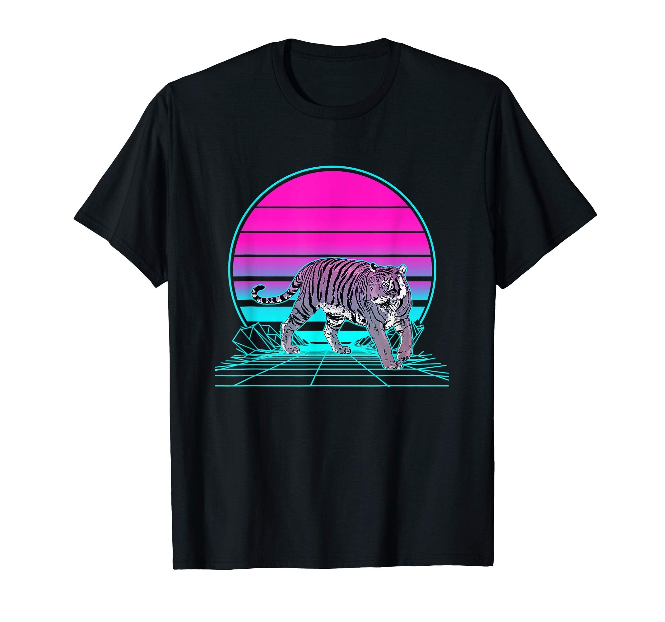 Sunset Tiger T-Shirt - Unique Graphic for Adults - T-Shirt, Sweatshirt, Hoodie