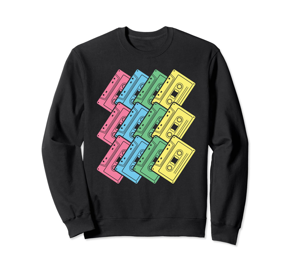 80S 90S Cassette Tape 1980S 1990S Sweatshirt - Aesthetic Graphic Men Women - T-Shirt, Sweatshirt, Hoodie