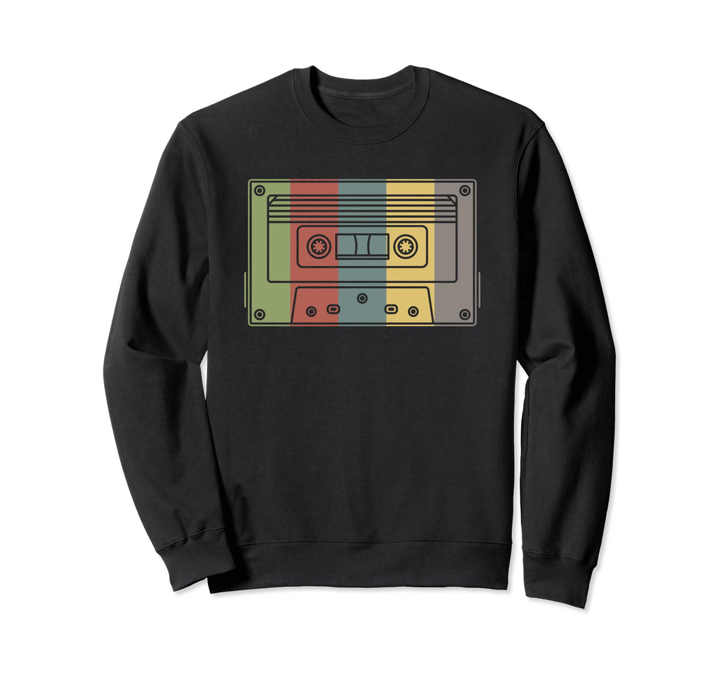 80S Music Lover Mixtape 1980S Sweatshirt - Minimalist Print for Adults - T-Shirt, Sweatshirt, Hoodie