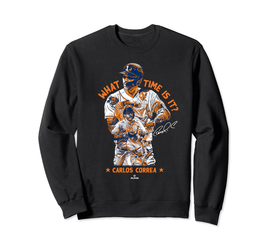 What Time Is It Carlos Correa Sweatshirt - Streetwear Style Men Women - T-Shirt, Sweatshirt, Hoodie