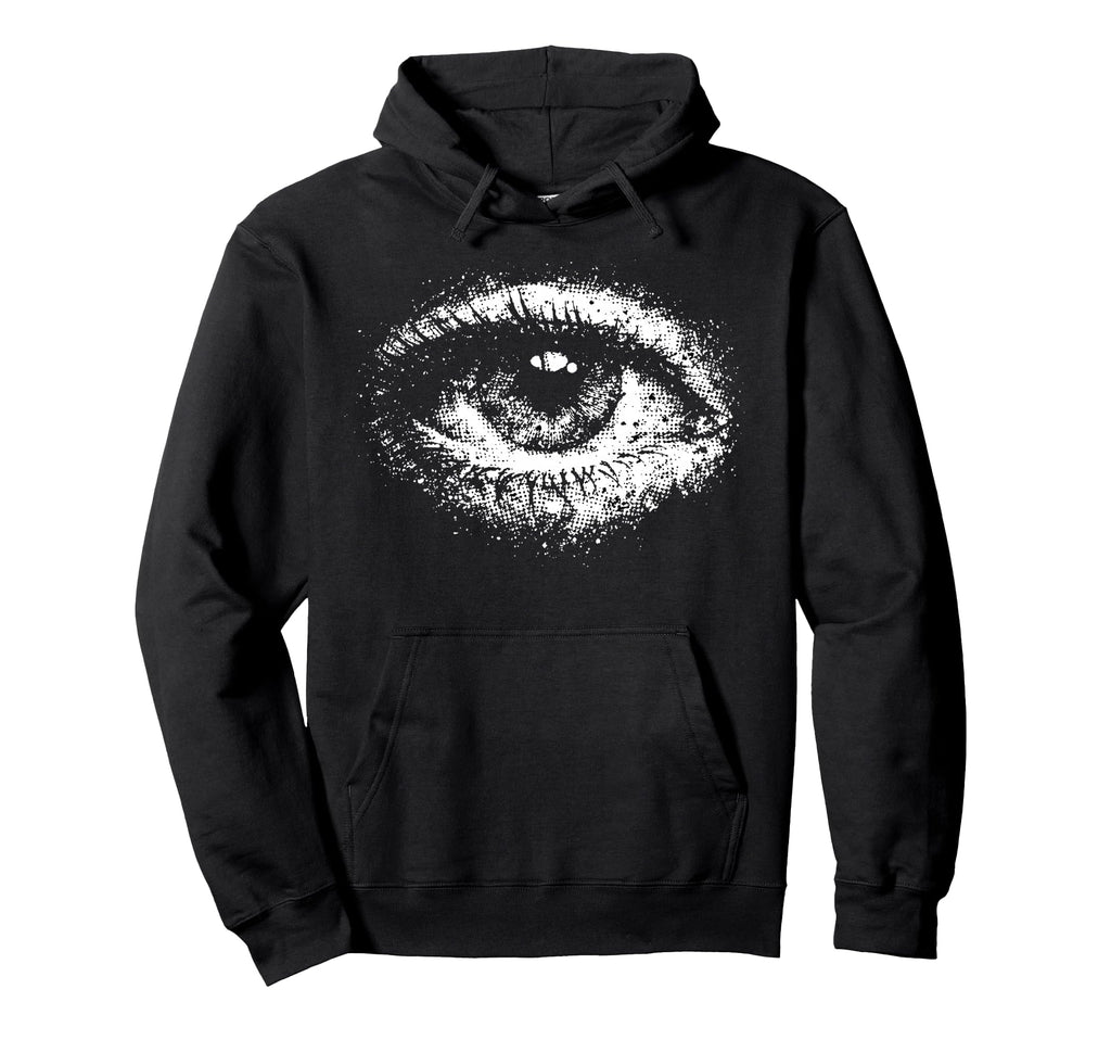 Cyber Goth Y2K Occult Eye Aesthetic Hoodie - Minimalist Print Men Women - T-Shirt, Sweatshirt, Hoodie