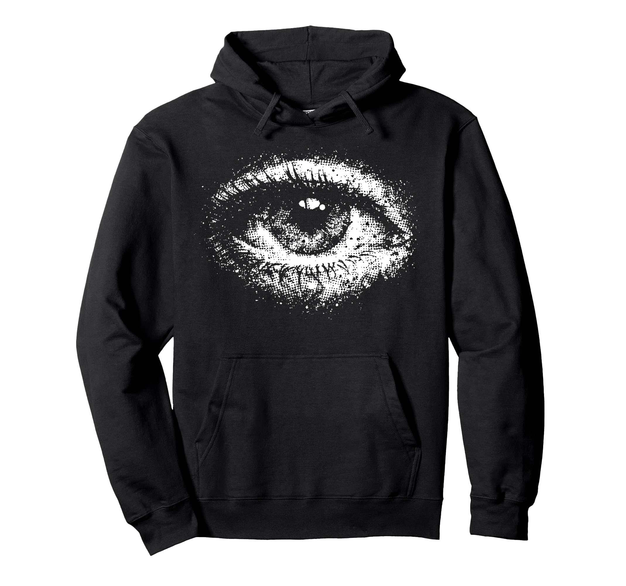 Cyber Goth Y2K Occult Eye Aesthetic Hoodie - Minimalist Print Men Women - T-Shirt, Sweatshirt, Hoodie