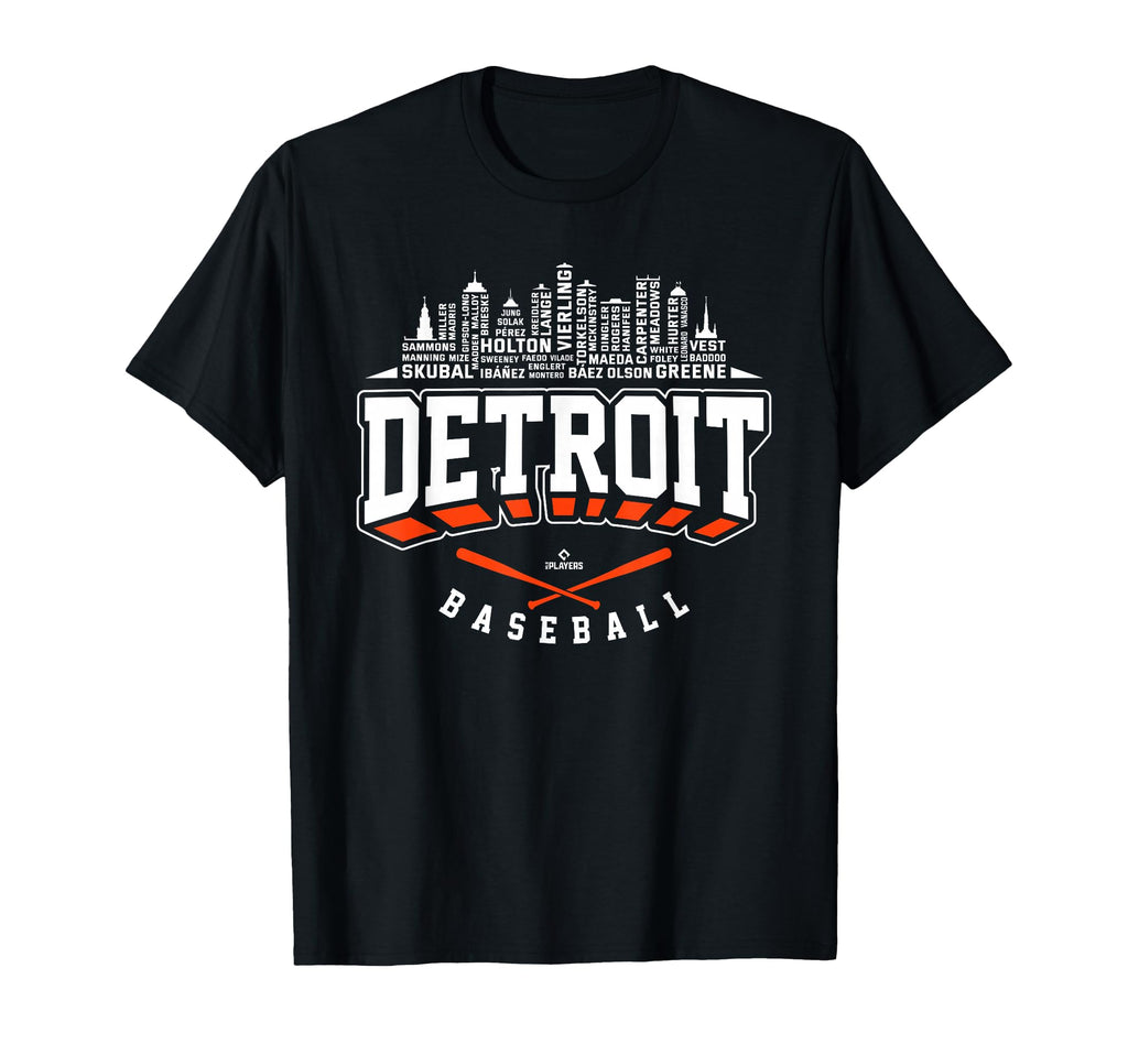 2024 Skyline Word Art Tarik Skubal T-Shirt - Aesthetic Graphic Unisex - T-Shirt, Sweatshirt, Hoodie