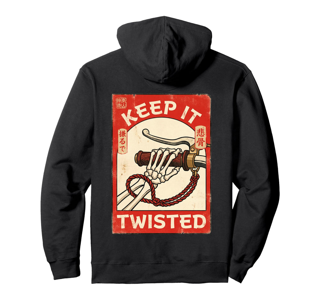 Japanese Motorcycle Garage Sign Hoodie - Casual Everyday Wear for Adults - T-Shirt, Sweatshirt, Hoodie