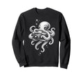 Camera Octopus Photographer Art Sweatshirt - Trendy Graphic for Adults - T-Shirt, Sweatshirt, Hoodie