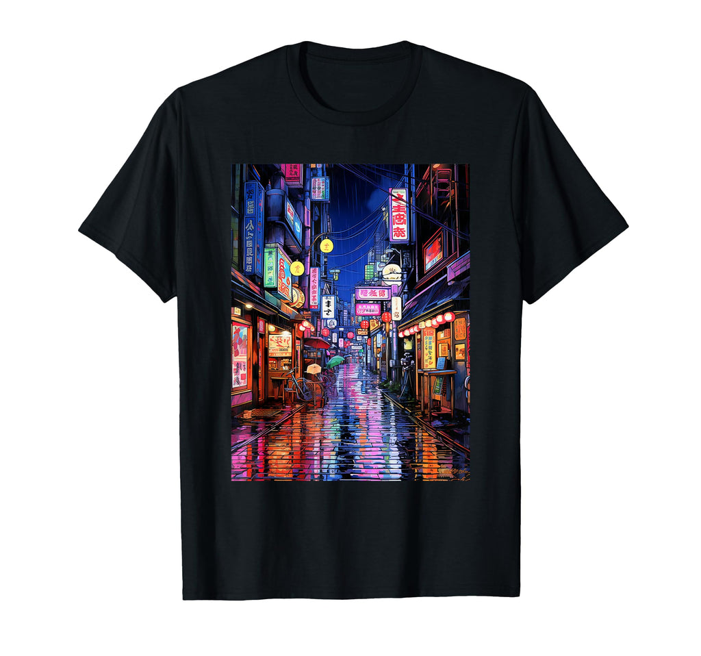 Tokyo 90S Lofi Japan Night Japanese T-Shirt - Unique Graphic Unisex - T-Shirt, Sweatshirt, Hoodie