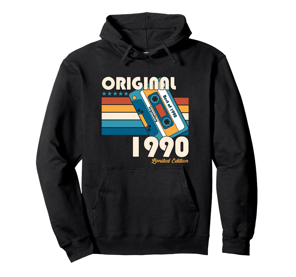 Best 1990 35Th Birthday Gifts Cassette Hoodie - Novelty Apparel Unisex - T-Shirt, Sweatshirt, Hoodie