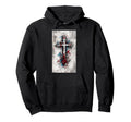 Gothic Cross Grunge Aesthetic Y2K Hoodie - Fun Novelty Design Men Women - T-Shirt, Sweatshirt, Hoodie