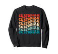 Groovy Custodian 70S Funny Boho Hippie Sweatshirt - Trendy Graphic Unisex - T-Shirt, Sweatshirt, Hoodie