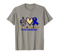 Peace Love Cure Apraxia Awareness T-Shirt - Novelty Apparel for Adults - T-Shirt, Sweatshirt, Hoodie