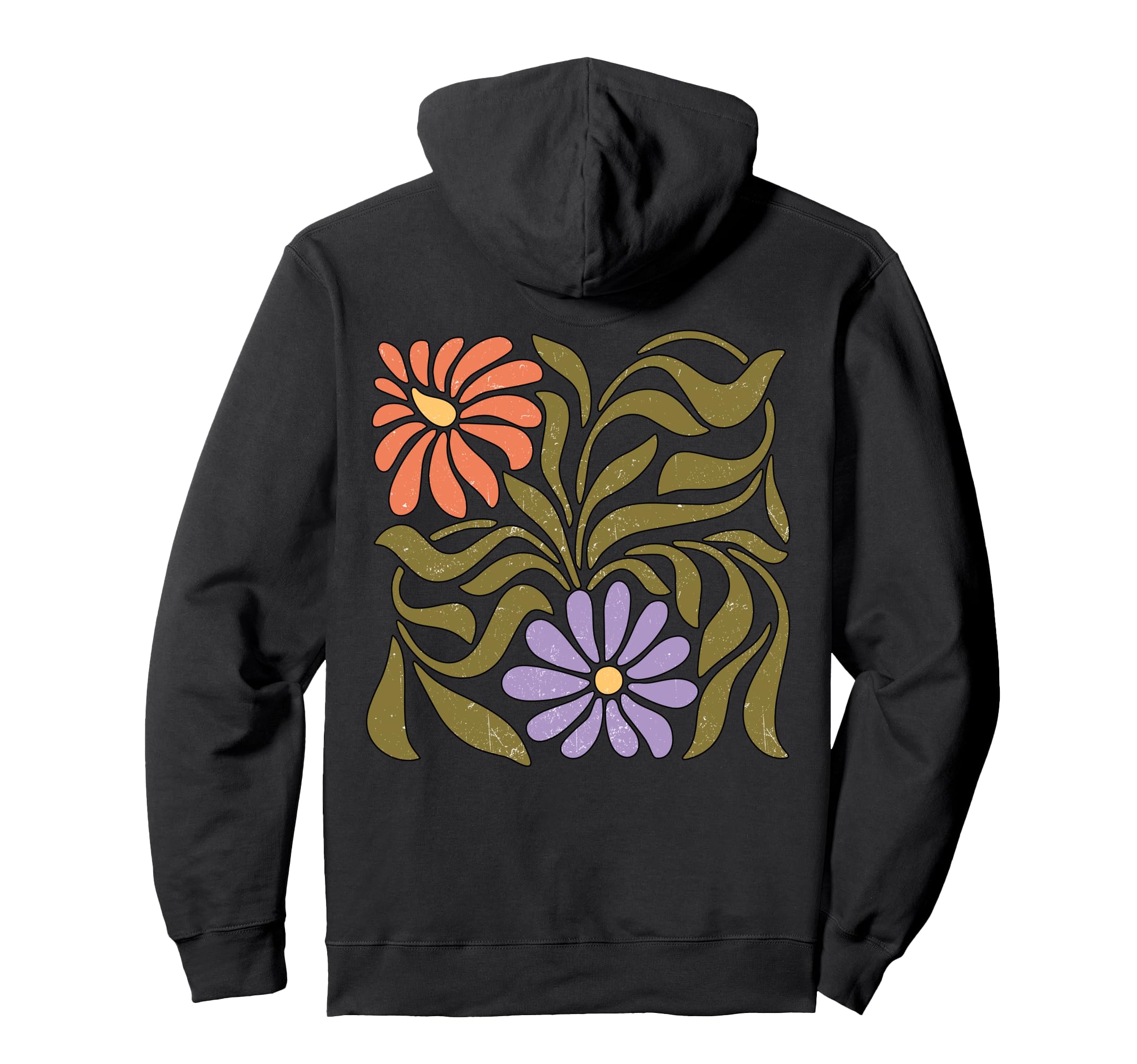 Boho Wildflowers Botanical Floral Gardener Hoodie - Graphic Print Men Women - T-Shirt, Sweatshirt, Hoodie