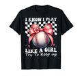 Baseball Mom Mama Coquette I Know I Play T-Shirt - Graphic Print Unisex - T-Shirt, Sweatshirt, Hoodie