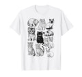 90S Tattoo Cat Kitten Y2K Aesthetic Cat T-Shirt - Custom Art Print Unisex - T-Shirt, Sweatshirt, Hoodie