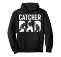 Baseball Catcher Dad Proud Baseball Hoodie - Minimalist Print Men Women - T-Shirt, Sweatshirt, Hoodie