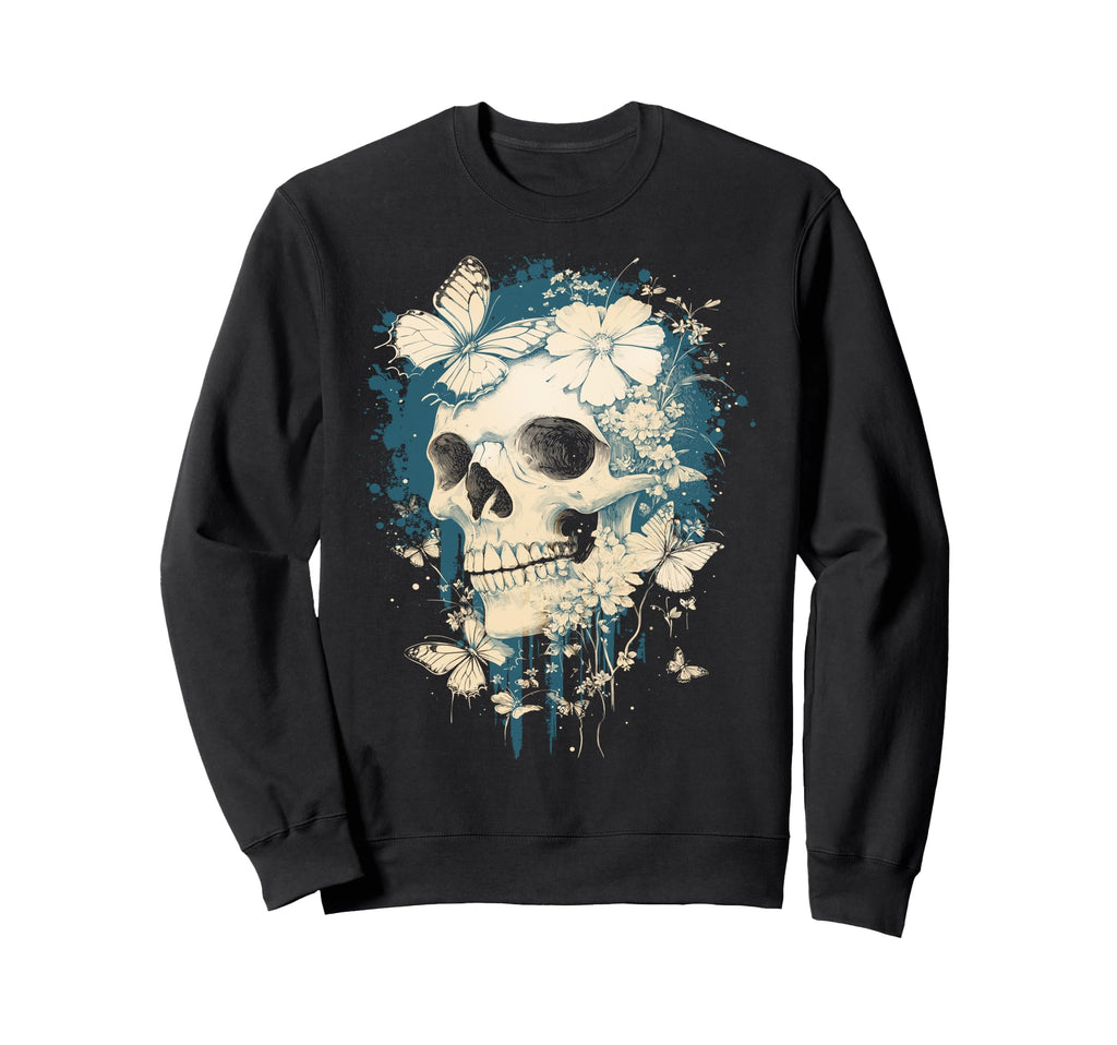 Fairy Grunge Skulls Dainty Sweatshirt - Casual Everyday Wear for Adults - T-Shirt, Sweatshirt, Hoodie