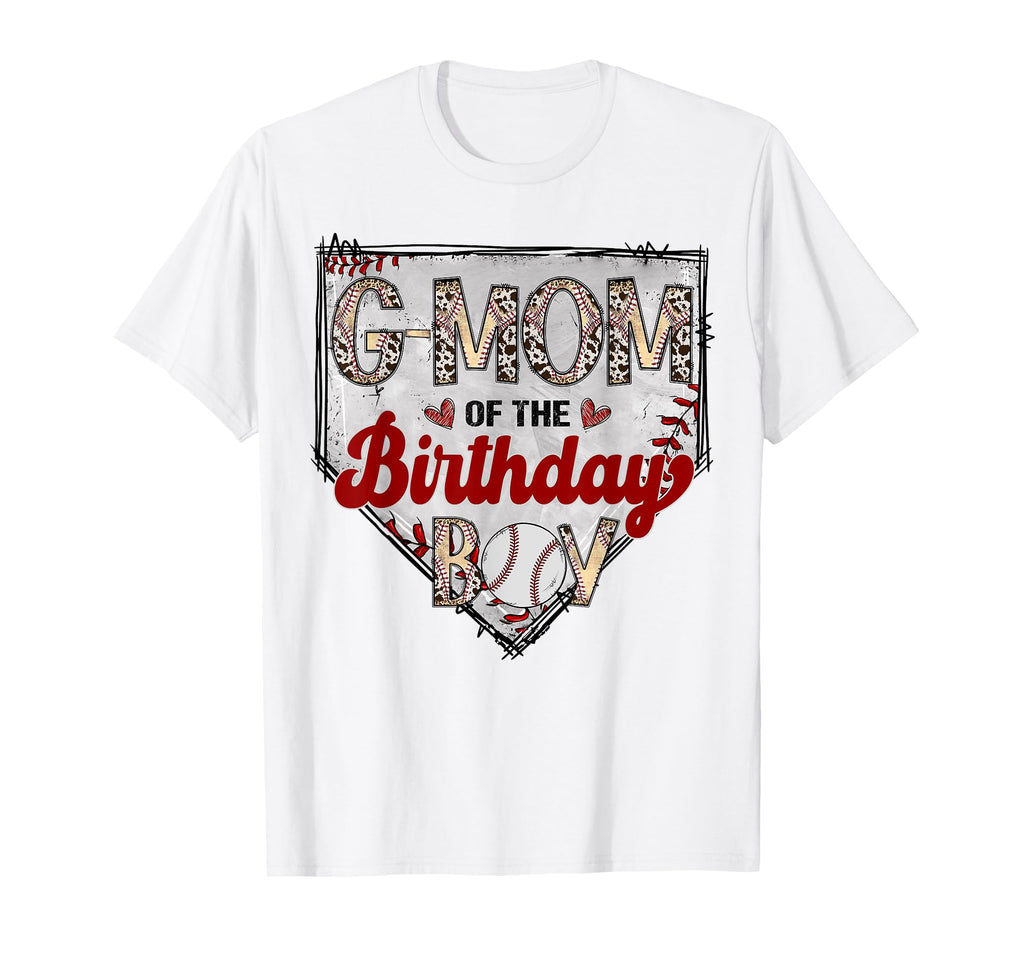 G Mom Birthday Baseball Lover Birthday T-Shirt - Unique Graphic Men Women - T-Shirt, Sweatshirt, Hoodie