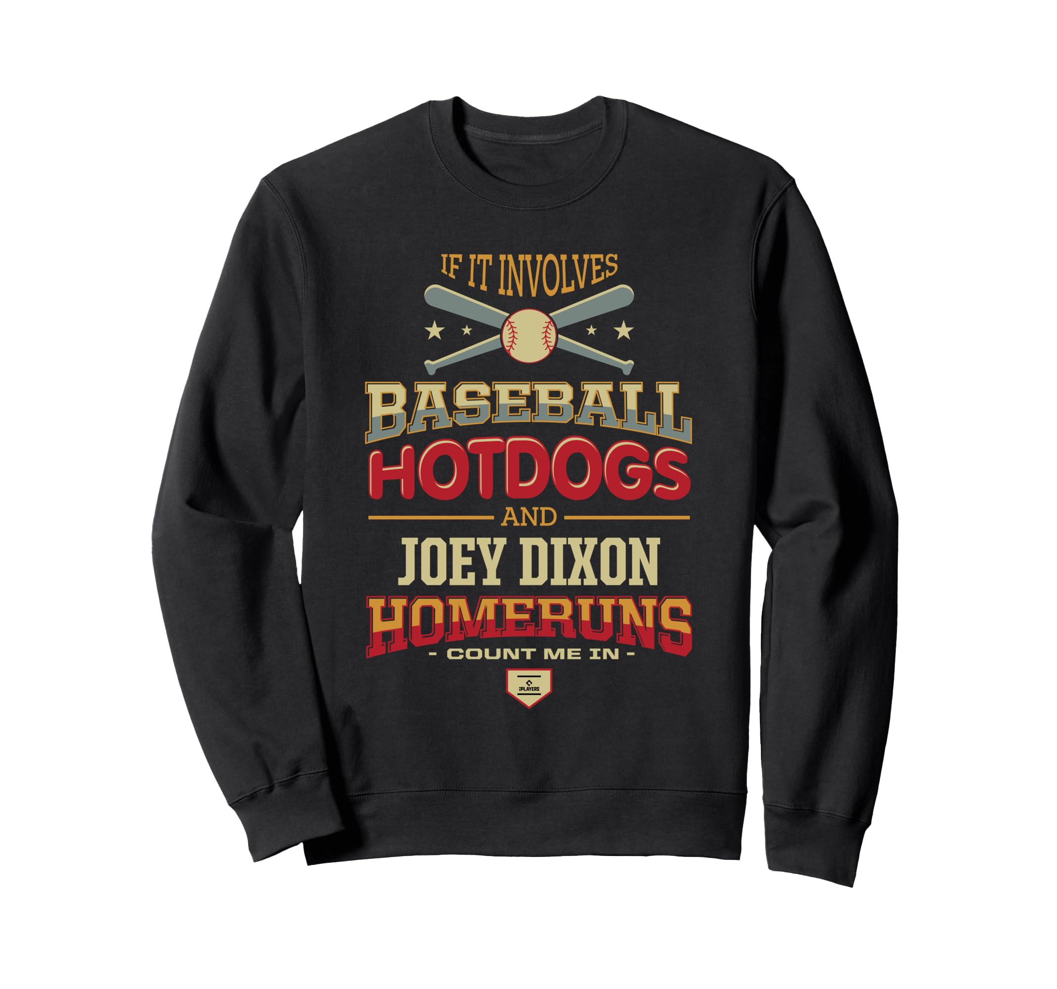 Baseball Hotdogs And Joey Dixon Prospect Sweatshirt - Graphic Print Unisex - T-Shirt, Sweatshirt, Hoodie