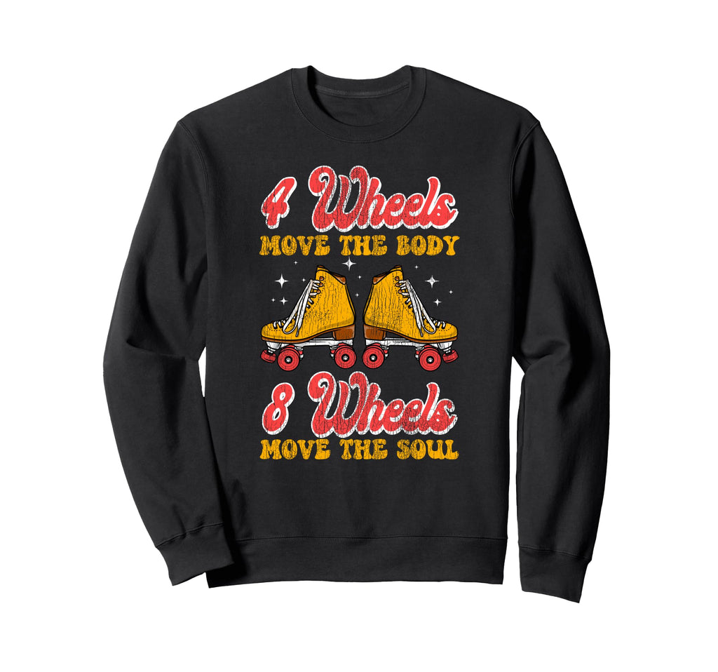 Roller Skating Skate 1970S Sweatshirt - Unique Graphic for Adults - T-Shirt, Sweatshirt, Hoodie
