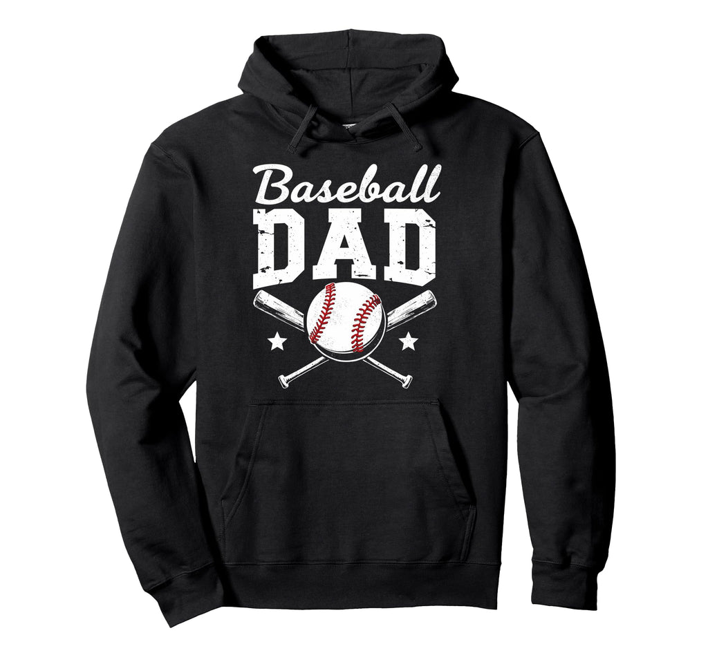 Fathers Baseball Dad Sport Lovers Hoodie - Trendy Graphic for Adults - T-Shirt, Sweatshirt, Hoodie