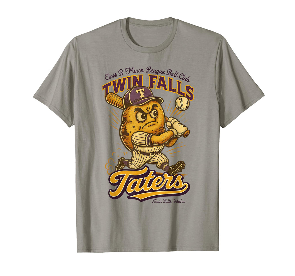 Twin Falls Taters Minor League T-Shirt - Trendy Graphic for Adults - T-Shirt, Sweatshirt, Hoodie