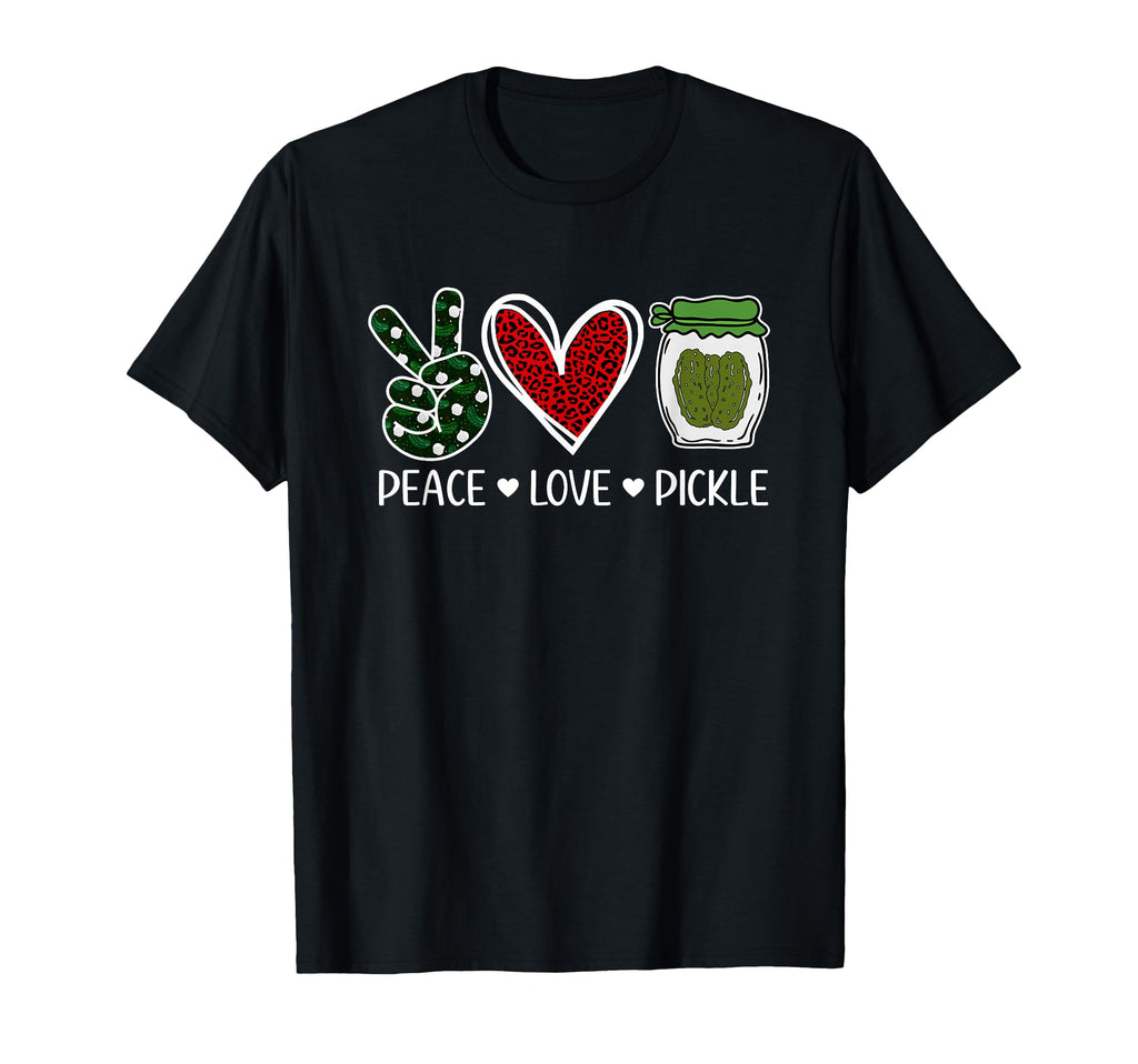 Peace Love Pickle Pickle Lovers T-Shirt - Aesthetic Graphic Men Women - T-Shirt, Sweatshirt, Hoodie