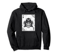 Oni Mask Card Glitch Anime Aesthetic Hoodie - Fun Novelty Design Men Women - T-Shirt, Sweatshirt, Hoodie