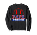 Papa Rookie 1St Birthday Baseball Sweatshirt - Trendy Graphic for Adults - T-Shirt, Sweatshirt, Hoodie