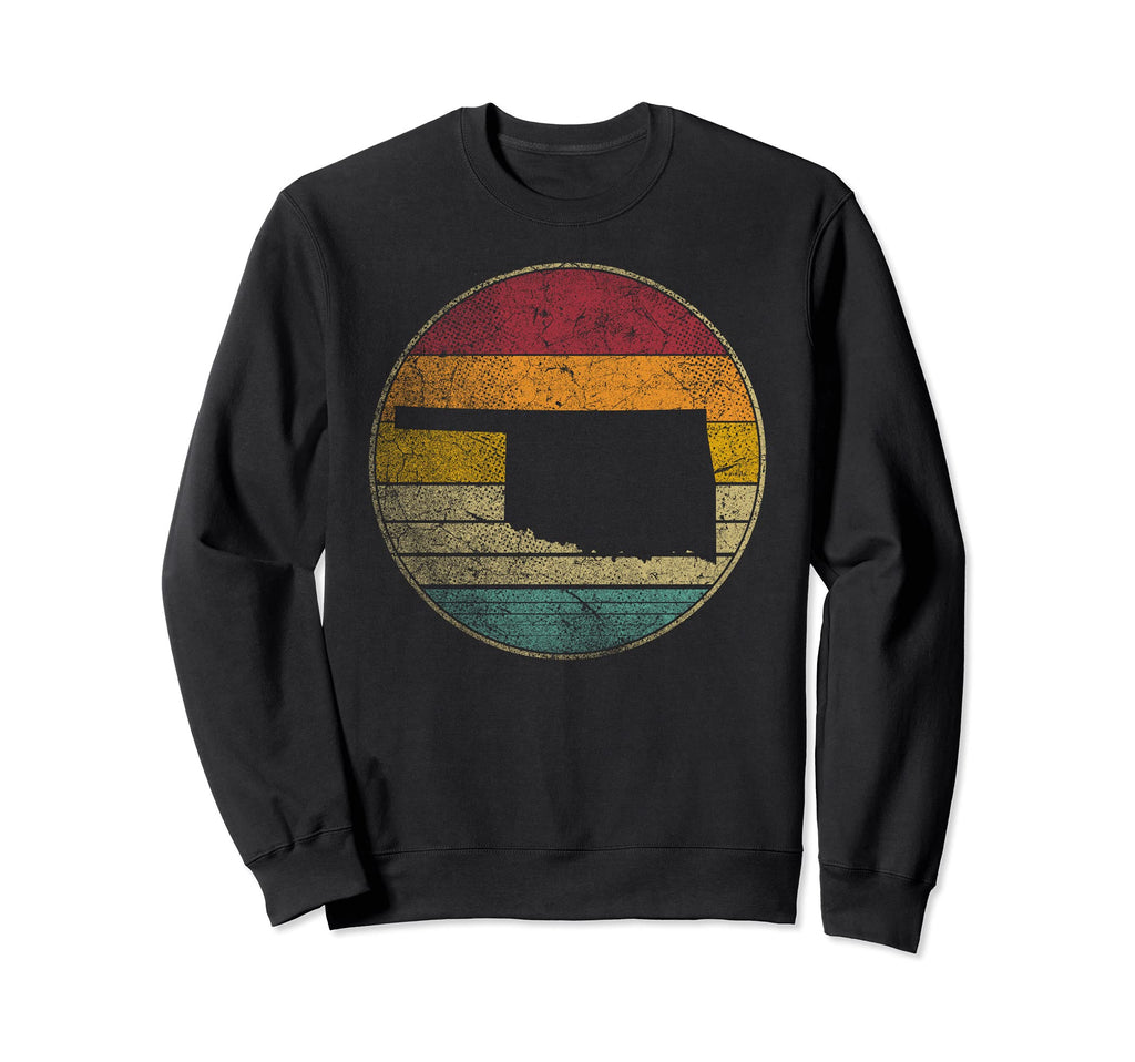 Oklahoma Distressed 70S 80S 90S Gift Sweatshirt - Graphic Print for Adults - T-Shirt, Sweatshirt, Hoodie