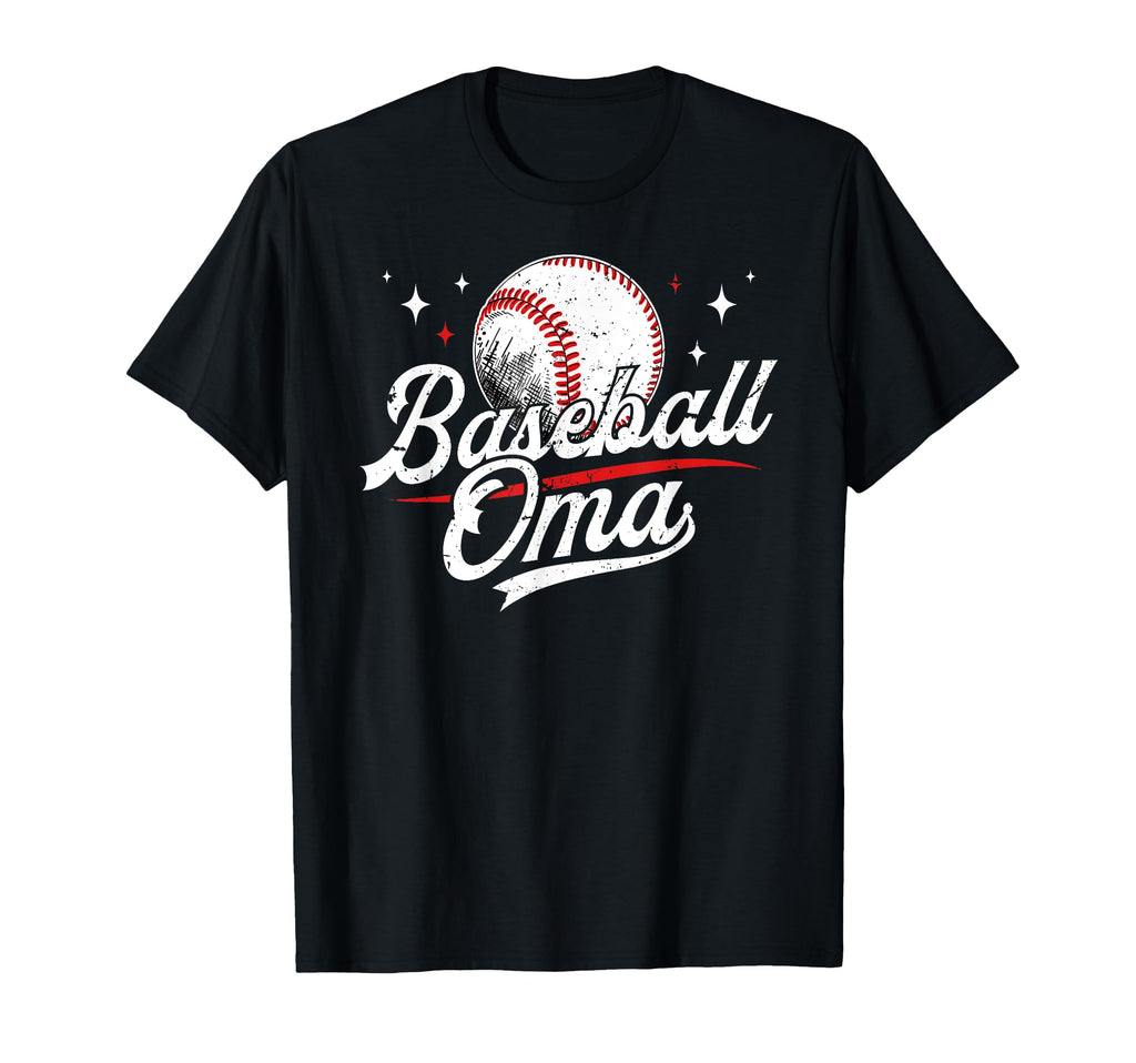 Baseball Oma Proud Oma Baseball Player T-Shirt - Trendy Graphic Men Women - T-Shirt, Sweatshirt, Hoodie