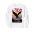 Patriotic American Usa Eagle Sweatshirt - Fun Novelty Design Unisex - T-Shirt, Sweatshirt, Hoodie