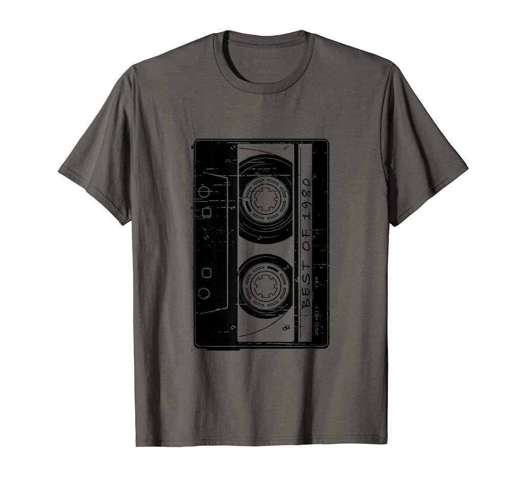 Best 1980 Mixtape Birthday Cassette Tape T-Shirt - Aesthetic Graphic Unisex - T-Shirt, Sweatshirt, Hoodie