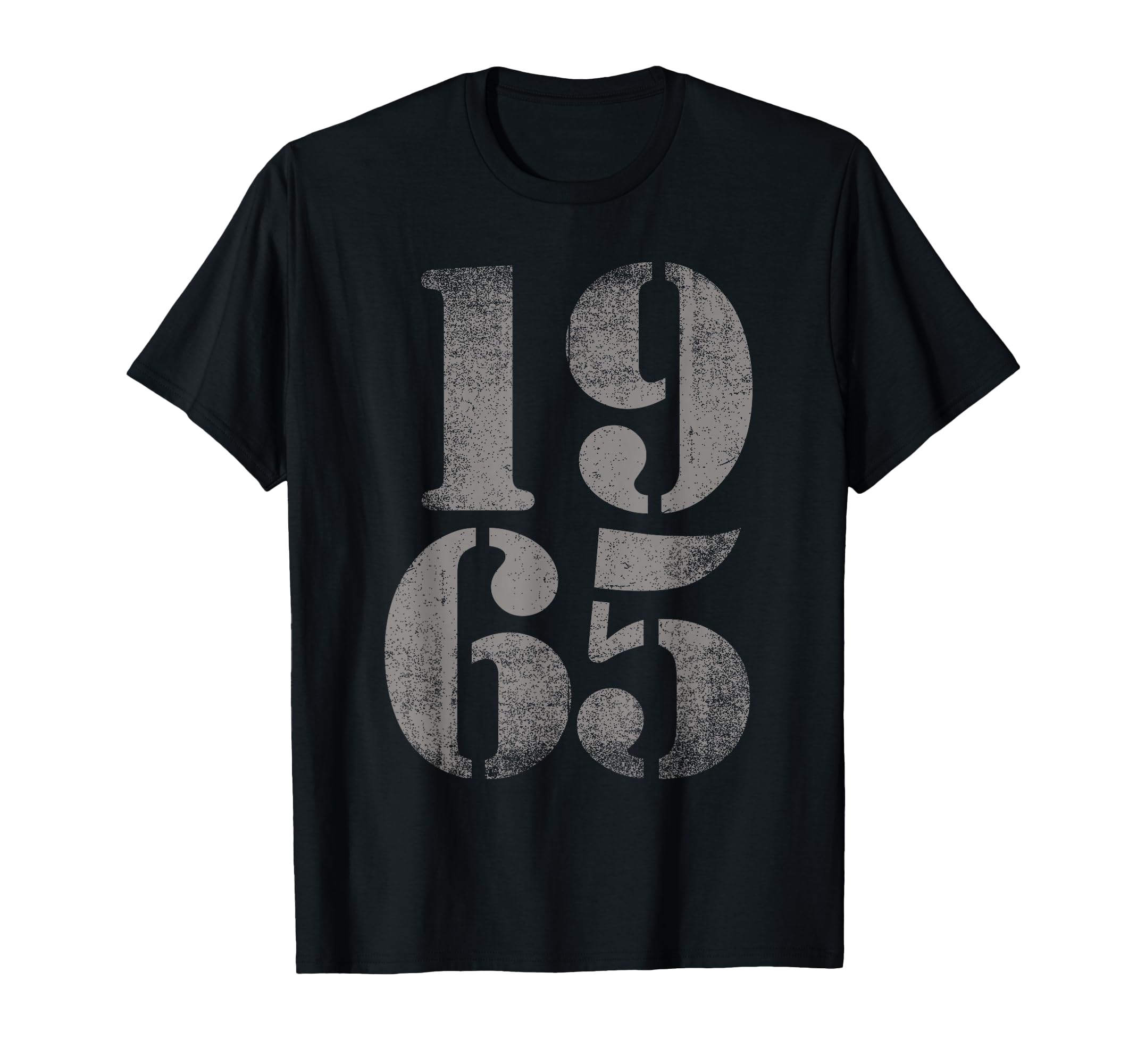 1965 Birth Year Distressed Birthday T-Shirt - Custom Art Print Unisex - T-Shirt, Sweatshirt, Hoodie