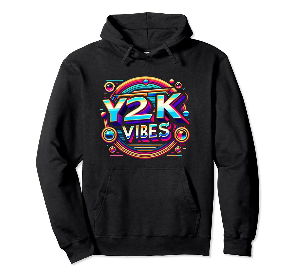 Y2K Vibes Futuristic Aesthetic Hoodie - Unique Graphic for Adults - T-Shirt, Sweatshirt, Hoodie