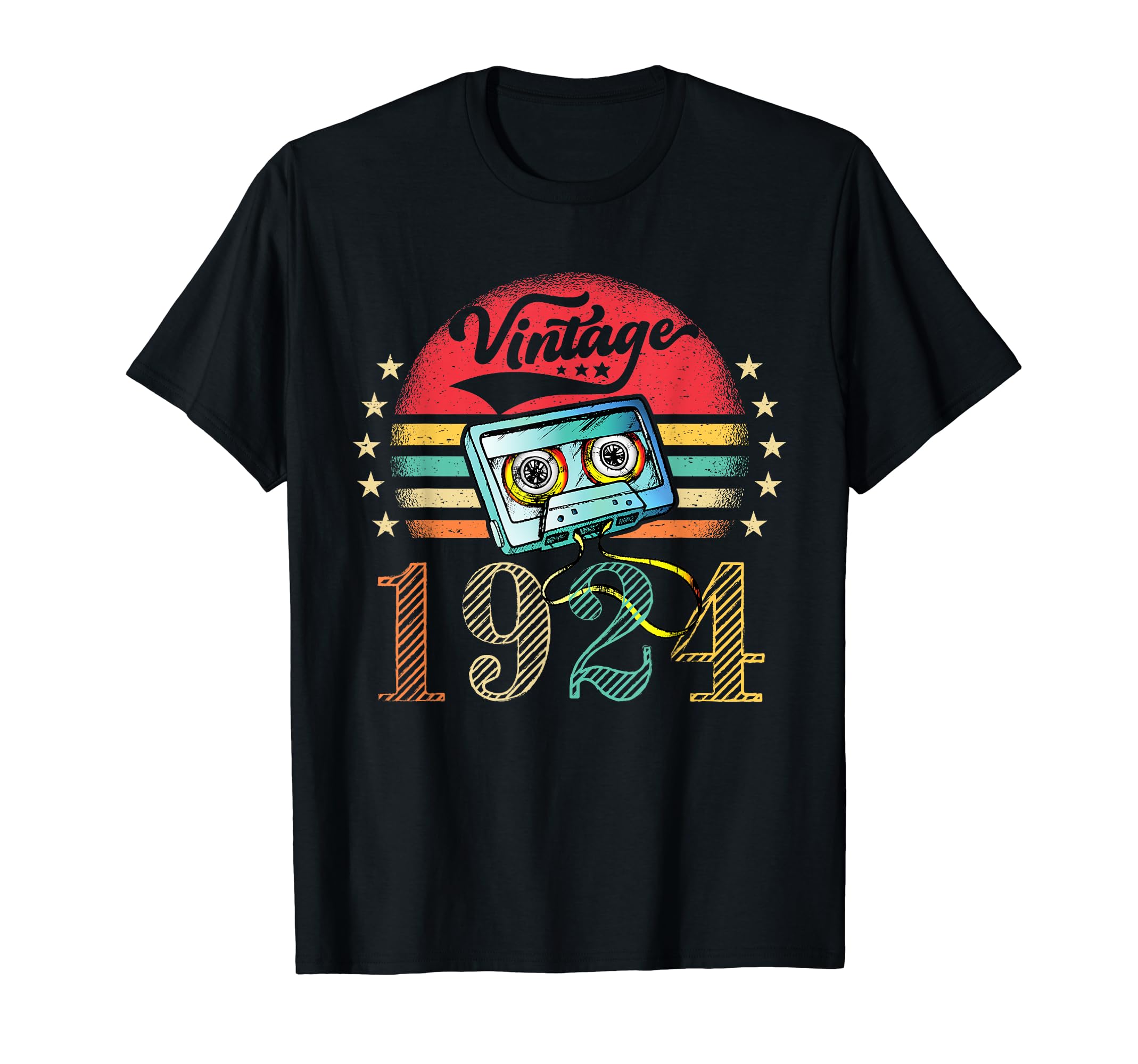 100 Year Old Gifts 1924 100Th T-Shirt - Minimalist Print for Adults - T-Shirt, Sweatshirt, Hoodie