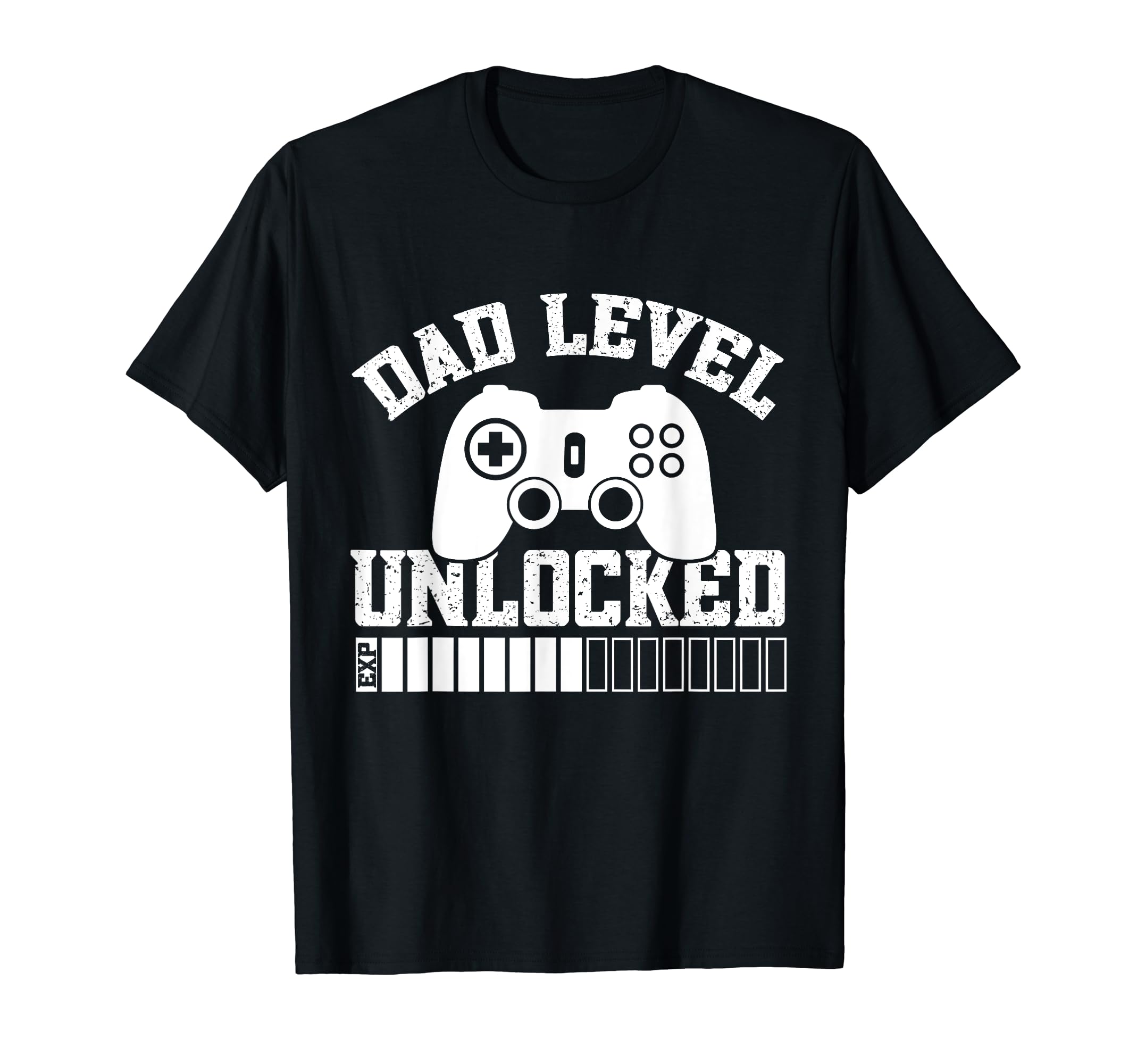Funny Gamer Dad Dad Level Unlocked T-Shirt - Minimalist Print Unisex - T-Shirt, Sweatshirt, Hoodie
