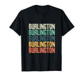 Typography 1970S 1980S Burlington Vermont T-Shirt - Streetwear Style Unisex - T-Shirt, Sweatshirt, Hoodie