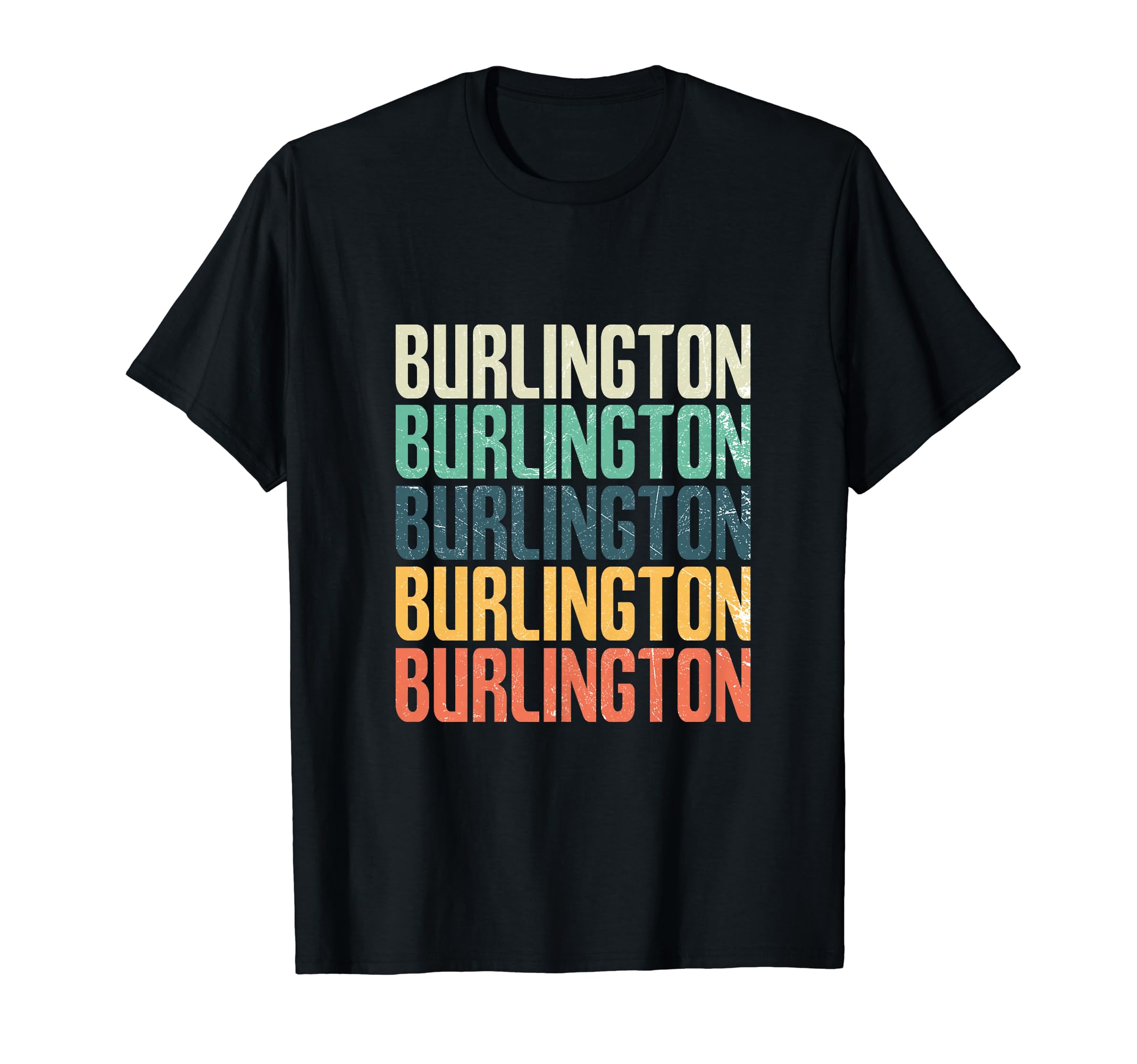 Typography 1970S 1980S Burlington Vermont T-Shirt - Streetwear Style Unisex - T-Shirt, Sweatshirt, Hoodie