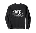 Baseball Dad Definition Baseball Father Sweatshirt - Unique Graphic Unisex - T-Shirt, Sweatshirt, Hoodie