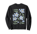 Wildflower Blue Spring Boho Sweatshirt - Minimalist Print for Adults - T-Shirt, Sweatshirt, Hoodie