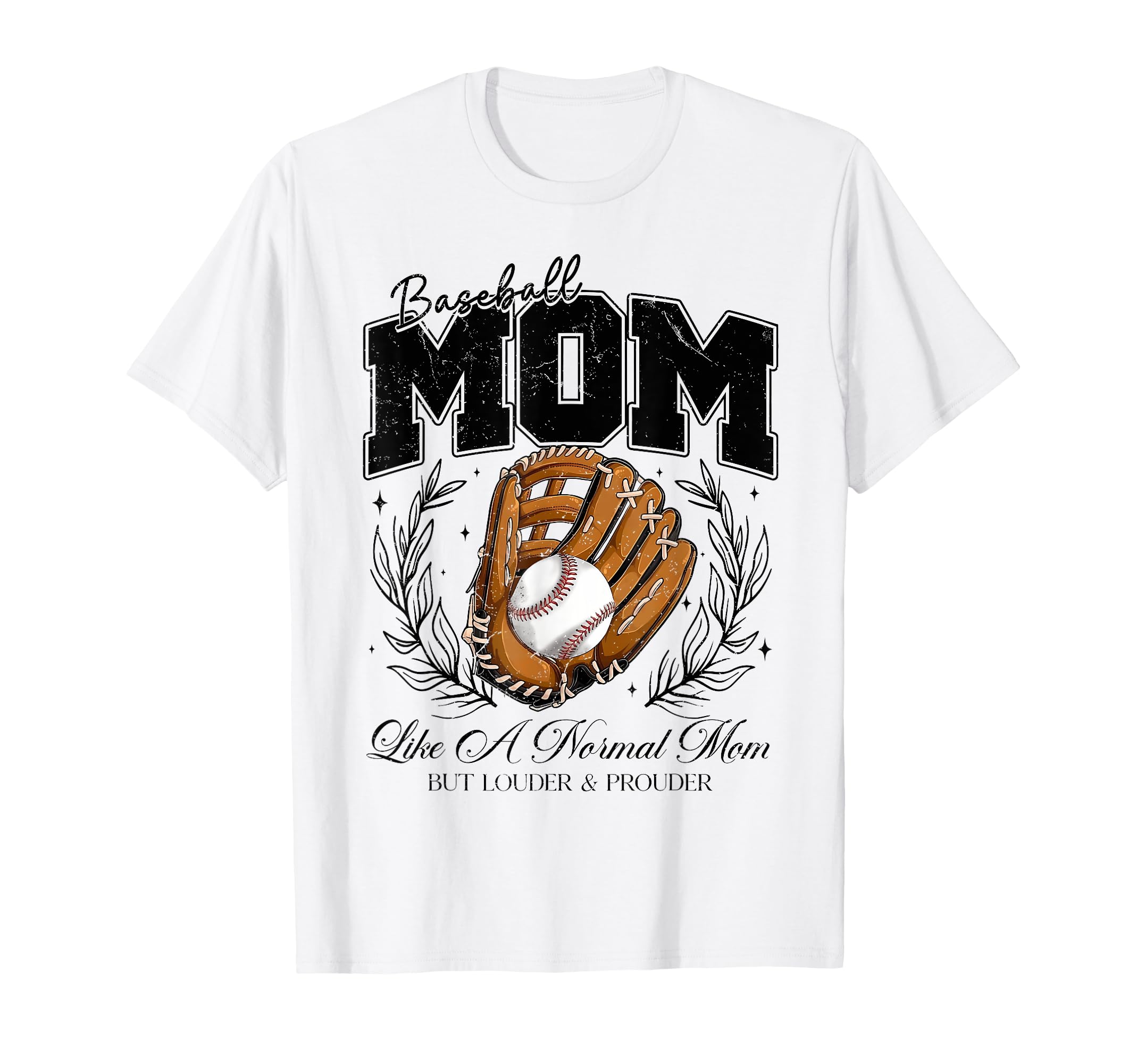 Baseball Mom Like Normal Mom But T-Shirt - Aesthetic Graphic for Adults - T-Shirt, Sweatshirt, Hoodie