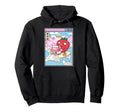 Surfing Strawberry Drinking Milk Japan Hoodie - Trendy Graphic for Adults - T-Shirt, Sweatshirt, Hoodie