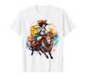 Cowboy Rodeo Horse Riding Usa Cowboy T-Shirt - Aesthetic Graphic for Adults - T-Shirt, Sweatshirt, Hoodie